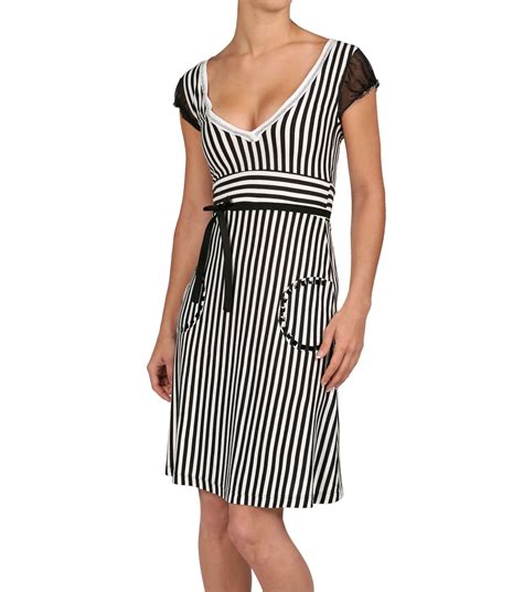 Black and white striped dress | Striped dress, White striped dress, Dresses