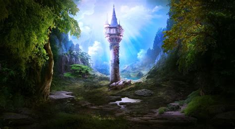 Browse Art | Fantasy landscape, Tangled concept art, Fantasy places