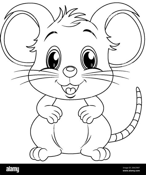 Doodle rat outline cartoon illustration Stock Vector Image & Art - Alamy