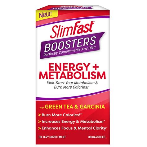 SlimFast Boosters Energy & Metabolism, 30 Ct - Walmart.com