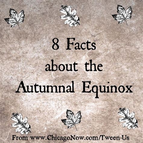 8 facts about the Autumnal Equinox | Autumnal equinox, Equinox ...