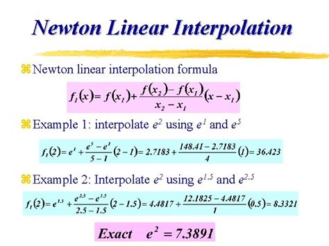 Chapter 14 Polynomial Interpolation Interpolation Extrapolation ...