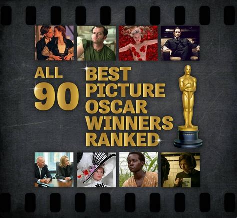 All 90 Best Picture Oscar Winners Ranked in 2020 | Oscar best picture ...