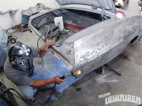 quarter-panel-repair-weld-quarter-panel-in-place - Lowrider