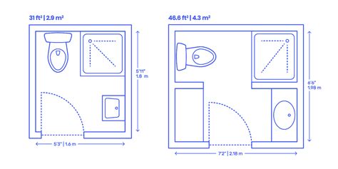 Corner Shower Bathrooms Dimensions & Drawings | Dimensions.Guide