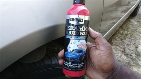 new simoniz ceramic liquid wax demo review - YouTube