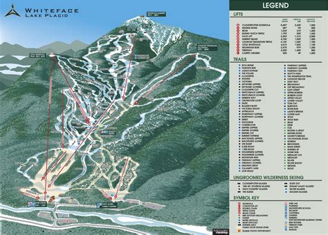 Whiteface Mountain Resort Trail Map