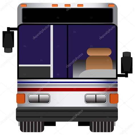 Front View Bus Stock Vector Image by ©cteconsulting #8069087