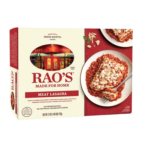 Rao's Meat Lasagna Frozen Meal - Shop Entrees & sides at H-E-B