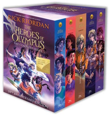 Heroes Of Olympus Books Box Set / The Heroes of Olympus Paperback Boxed ...