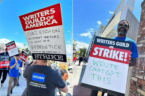 The best signs of the WGA picket line : NPR