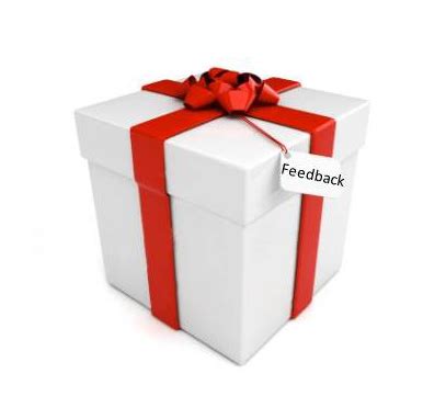 GIVE THE GIFT OF FEEDBACK