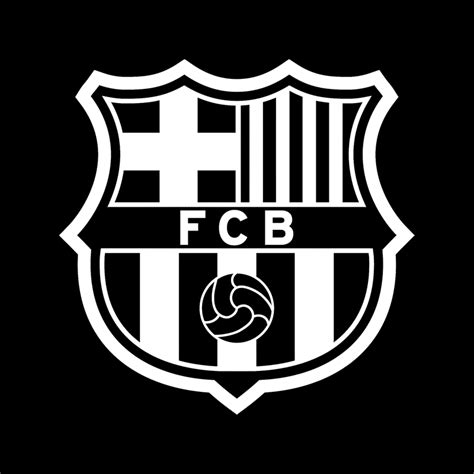 Fc Barcelona Logo Black And White