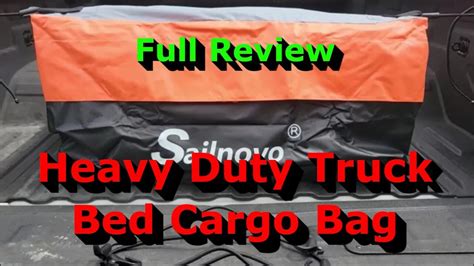 Heavy Duty Truck Bed Cargo Bag - Full Review - Waterproof!