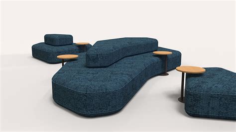 Contemporary Island Sofa For Waiting Room | Addon Furniture