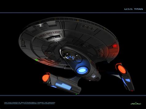 USS Titan NCC-80102. Captain Riker's ship. | Star Trek: Ships of the ...