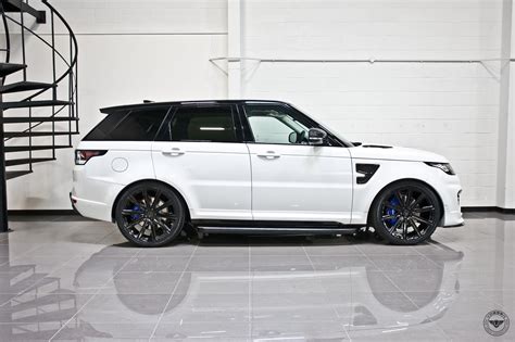 White Range Rover Sport Boasts Distinctive Look with Black Details ...