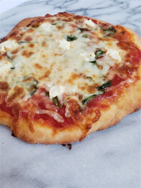 Quick and Easy Two Ingredient Dough Pizza - Fit and Frugal Mommy