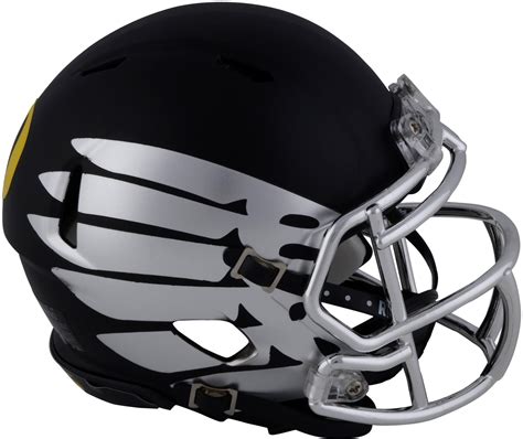 Oregon Ducks Riddell Speed Titanium Black Mini Helmet - Walmart.com