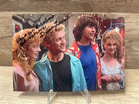 Diane Franklin Bill & Ted's Excellent Adventure Hand Signed 4x6 Photo ...