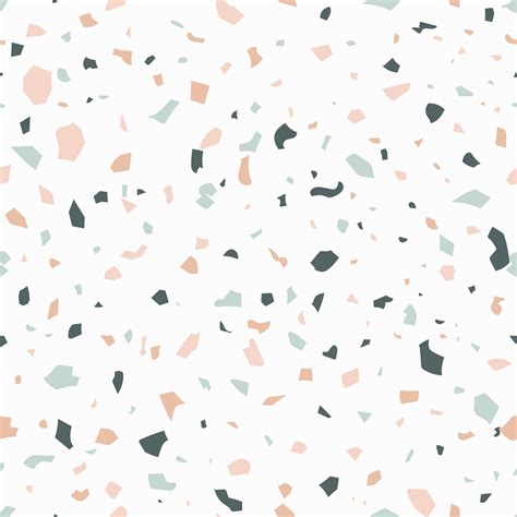 Terrazzo seamless pattern with colorful rock pieces. Terrazzo seamless ...