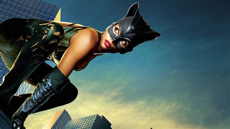 Catwoman 2004, poster, fantasy, movie, actress, Halle Berry, catwoman ...