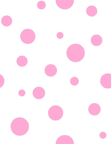 Light Pink Polka Dots Clip Art at Clker.com - vector clip art online ...