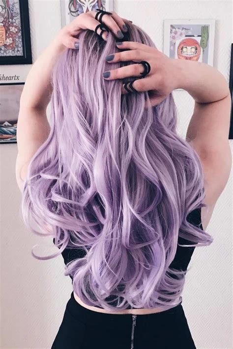 Smokey Lilac Mystical Light Purple Hair Color VA Violet Ash Permanent ...