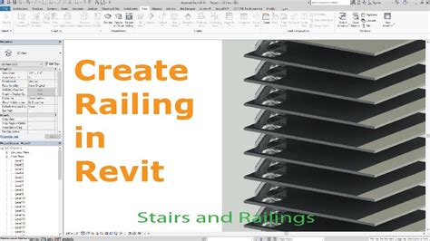 How to Create Railing in Revit Architecture - YouTube