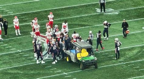 BREAKING: Patriots Star Carted Off With Serious Injury vs. Chiefs