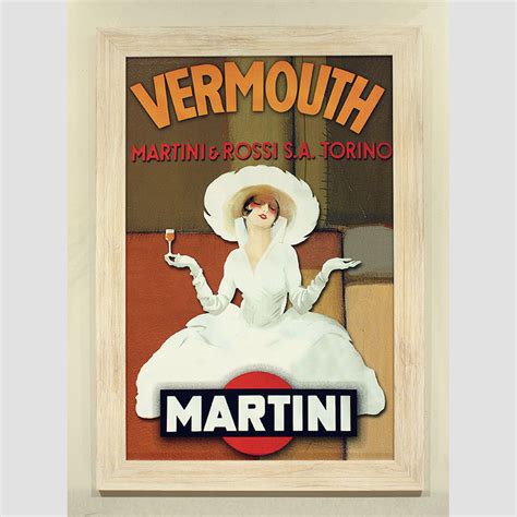 Abstract Vermouth Martini - Art Retro Vintage Poster Art