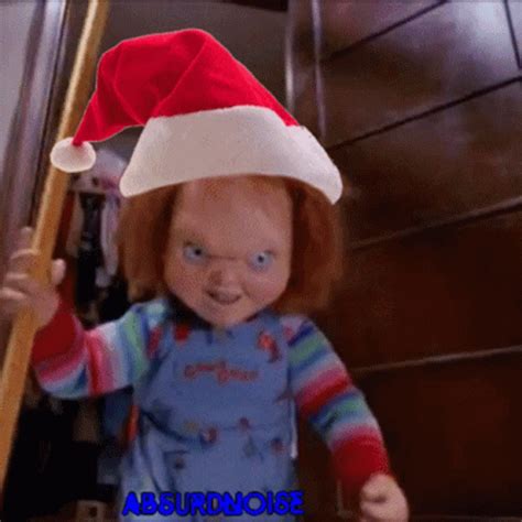 Chucky Gets Santa GIF - Chucky Gets Santa - Discover & Share GIFs