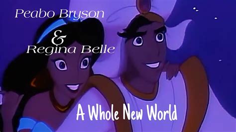 [4K] Peabo Bryson & Regina Belle - A Whole New World (From "Aladdin ...