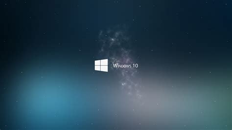 Windows 10 Tech Galaxy - 4K Ultra HD Wallpaper