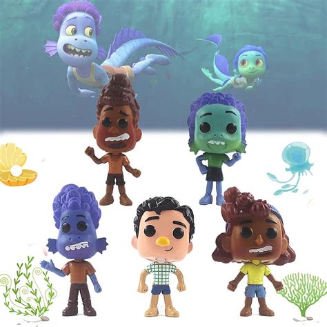 6pcs Disney Pixar Luca Toy Alberto Giulia Alberto Sea Monster Marin ...