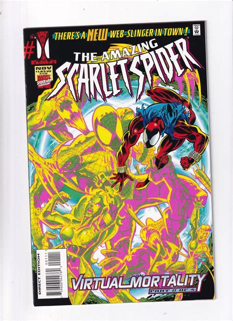 Scarlet Spider lot of 10 comics 1995 Web 1-4 Amazing 1-2 Spectacular 1 ...