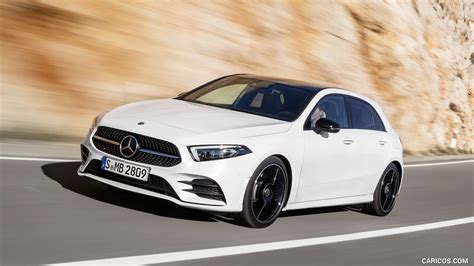 2019 Mercedes-Benz A-Class (Color: Digital white pearl) - Front Three ...