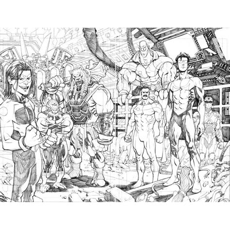 Invincible Characters Coloring Pages - XColorings.com