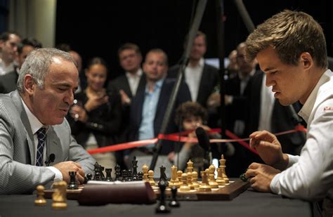 Kasparov, Carlsen Meet in New York for a Doubles Match - WSJ