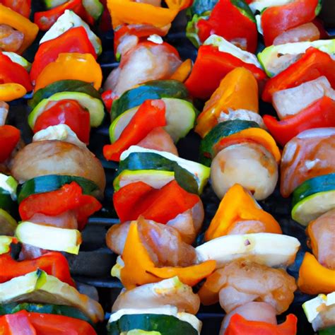 Easy And Delicious Mixed Veggie Kebabs Grilling Recipe - Grills and Thrills