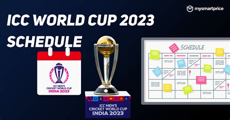 ICC Men's World Cup 2023 Schedule: Full List of Matches, Start Date ...