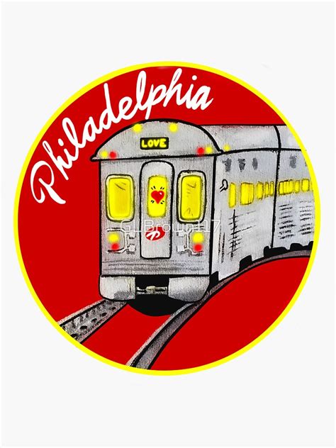 "Philadelphia Pennsylvania PATCO Train City of Brotherly Love Art ...