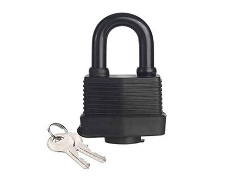 Laminated Steel Padlock with Plastic Cover，Waterproof padlock for ...