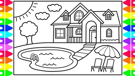 41 best ideas for coloring | House Coloring Pages Easy