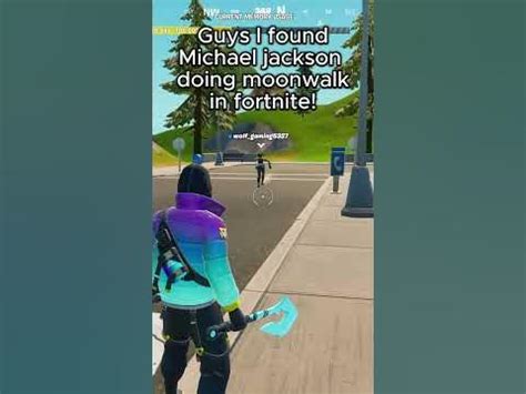 I found Michael jackson doing moonwalk in fortnite! #viral #meme #funny ...