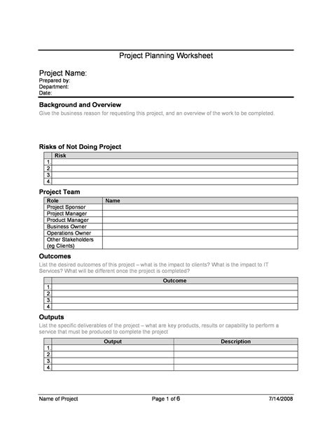 48 Professional Project Plan Templates [Excel, Word, PDF] ᐅ TemplateLab