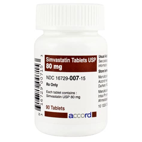 SIMVASTATIN 80MG - RX Products