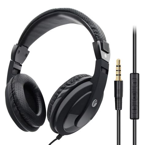 Buy VCOM USB Headset with Microphone - Wired Over Ear Computer ...