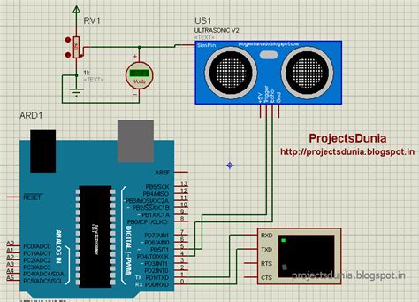 Arduino Distance Measurement Using Ultrasonic Sensor | PROJECTSDUNIA