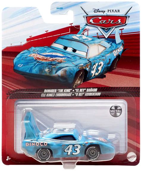 Disney Pixar Cars Cars 3 Metal Damaged The King 155 Diecast Car Mattel ...